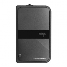 爱国者aigo 无线移动硬盘HD816-500G USB3.0 黑色