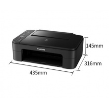 佳能（Canon） TS3180打印机一体机 彩色喷墨多功能一体机复印扫描无线wifi家用照片A4 套餐二（内胆黑彩墨盒-可加黑彩墨水）
